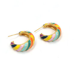 Aro espiral multicolor