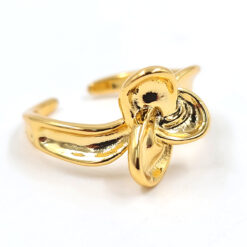 Anillo Flor Abstracta