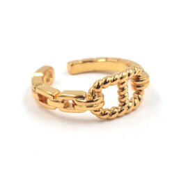 Anillo trenzado con diseño