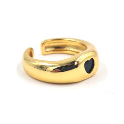 Anillo corazoncito esmeralda