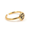 Anillo con emblema negra