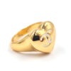 Anillo con emblema blanca