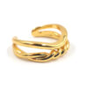 Anillo estilo entrelazado