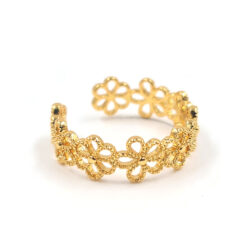 Anillo "Flor dorada"