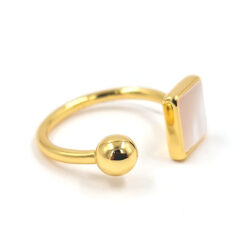 Anillo "Geometría de Nácar"