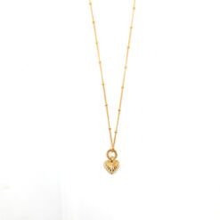 Cadena "Corazón Dorado"