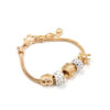 Pulsera Charm Dorado Real