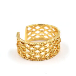Anillo Malla Dorada